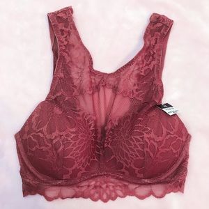 Victoria’s Secret Lace Halter Push Up Bra Size XS